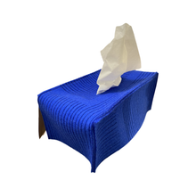 Load image into Gallery viewer, Long Wool Tissue Box - Blue