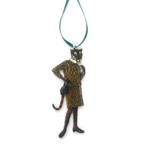 Load image into Gallery viewer, Tiger Lady Animal Ornament