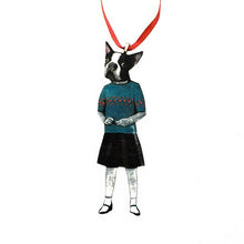 Load image into Gallery viewer, Boston Terrier Girl  Ornament