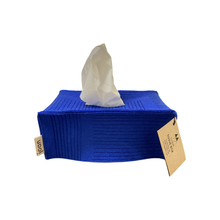 Load image into Gallery viewer, Long Wool Tissue Box - Blue