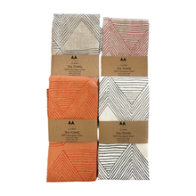 Load image into Gallery viewer, Zig Zag Tea Towel