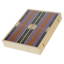 Load image into Gallery viewer, Blake Lilac Tabletop Backgammon Set