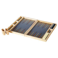 Load image into Gallery viewer, Wavy Lavender Tabletop Backgammon Set