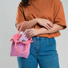 Load image into Gallery viewer, Candy Stripe Mini Tote