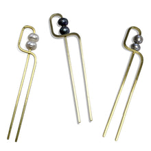 Load image into Gallery viewer, Deco Pearl Hair Fork