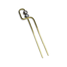 Load image into Gallery viewer, Deco Pearl Hair Fork