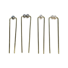 Load image into Gallery viewer, Chunky Single Pearl Hair Fork
