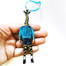 Load image into Gallery viewer, Giraffe Boy Ornament