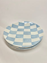 Load image into Gallery viewer, Melamine Checker Plates Set of 4
