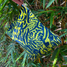 Load image into Gallery viewer, Zipper Pouch Bag - Pickle Forest - Velvet