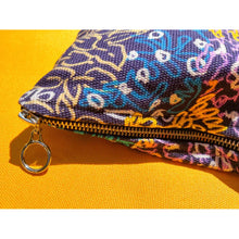 Load image into Gallery viewer, Zipper Pouch Bag - Blue Dream - Canvas