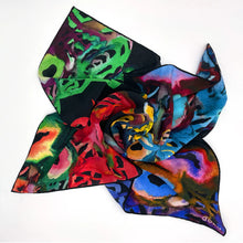 Load image into Gallery viewer, Night Fall Silk Scarf