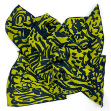 Load image into Gallery viewer, Pickle Forest Silk Scarf