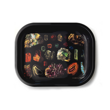 Load image into Gallery viewer, Small Metal Black Vintage Gems Tray