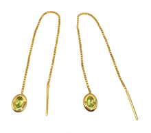 Load image into Gallery viewer, Gold Thelma Threader Earrings
