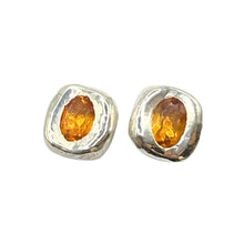 Load image into Gallery viewer, Silver Stella Stud Earrings