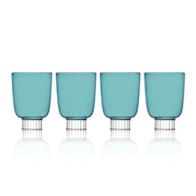 Load image into Gallery viewer, Romantic Stemless Wine Glasses - Set of four  q