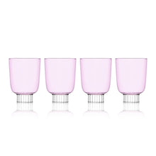 Load image into Gallery viewer, Romantic Stemless Wine Glasses - Set of four  q