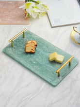 Load image into Gallery viewer, Resin Serving Board with Handles