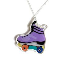 Load image into Gallery viewer, Retro Roller Skate Christmas Ornament