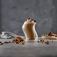 Load image into Gallery viewer, Set of 2 Pivot Double Wall Coffee Glasses - 13.5oz