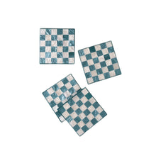 Load image into Gallery viewer, Check Resin Coaster Set of 4