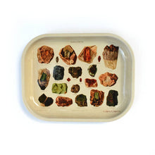 Load image into Gallery viewer, Small Metal Crystals and Minerals Ritual Tray
