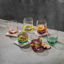 Load image into Gallery viewer, Hue Whiskey Glasses, Set of 6