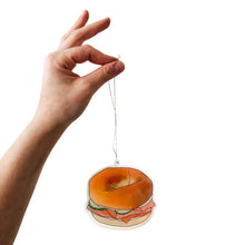 Load image into Gallery viewer, Brunch Bagel Christmas Ornament