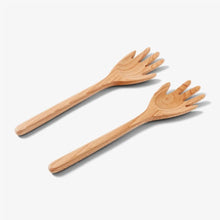 Load image into Gallery viewer, Serving Friends Wooden Spoons - Set of 2