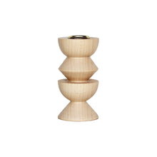 Load image into Gallery viewer, Totem Wooden Candle Holder - Medium
