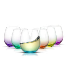 Load image into Gallery viewer, Hue Stemless Colored Wine Glasses, Set of 6