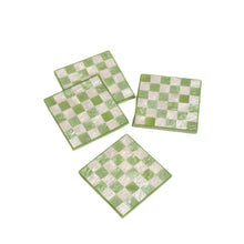 Load image into Gallery viewer, Check Resin Coaster Set of 4