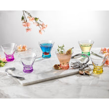 Load image into Gallery viewer, Hue Martini Glasses, Set of 6