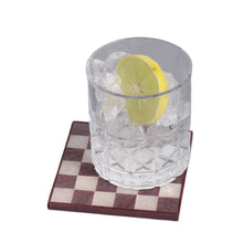 Load image into Gallery viewer, Check Resin Coaster Set of 4
