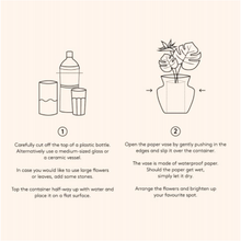 Load image into Gallery viewer, Helio Perforated Paper Vase.