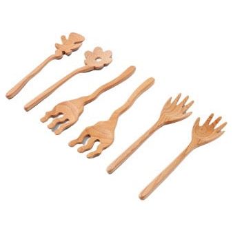 Serving Friends Wooden Spoons - Set of 2