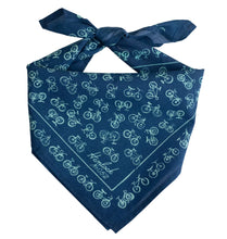 Load image into Gallery viewer, Blue Bicycles Bandana #052

