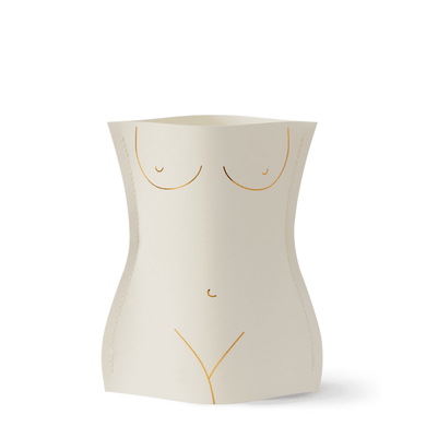 Venus White Mini Paper Vase