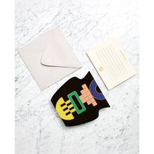 Load image into Gallery viewer, Templo Black Mini Paper Vase