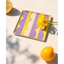 Load image into Gallery viewer, Riviera Wave Purple Ceramic Tray