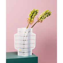 Load image into Gallery viewer, Coral Perforated Paper Vase