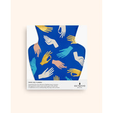 Load image into Gallery viewer, Hamsa Blue Paper Vase