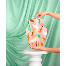 Load image into Gallery viewer, Hamsa Pink Paper Vase