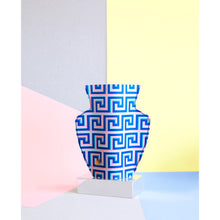 Load image into Gallery viewer, Icarus Blue Paper Vase