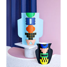Load image into Gallery viewer, Templo Blue Paper Vase.