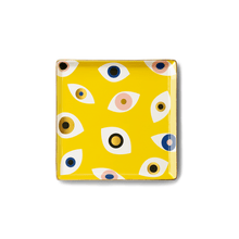Load image into Gallery viewer, Nazar Yellow Ceramic Tray
