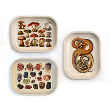 Load image into Gallery viewer, Small Metal Tan Mushroom Tray
