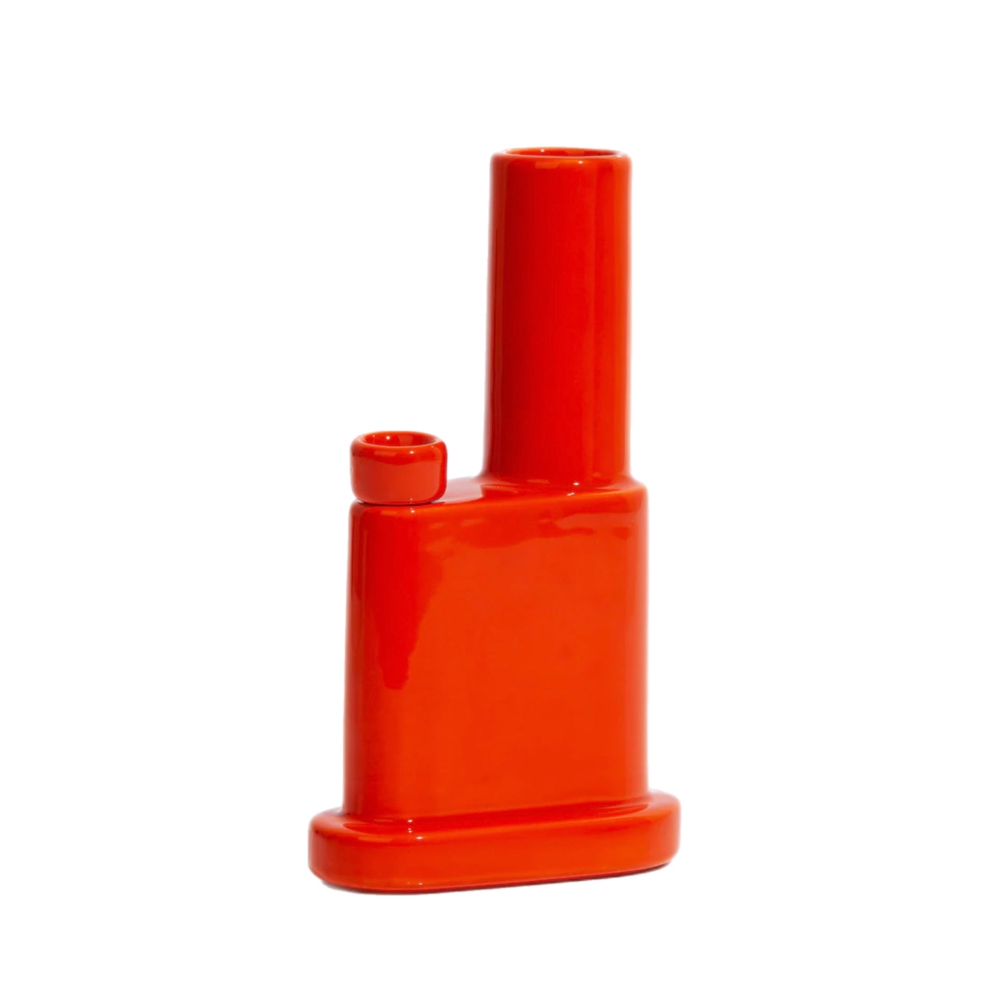 SB 001  Orange Ceramic Bong