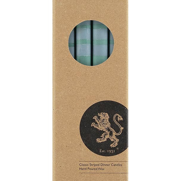 Thick Striped Candles - Set of 4